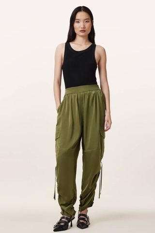 All Saints Kaye Relaxed Fit Denim Trousers