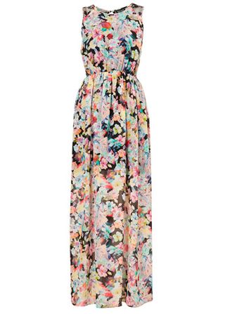 Topshop floral print maxi dress, £59