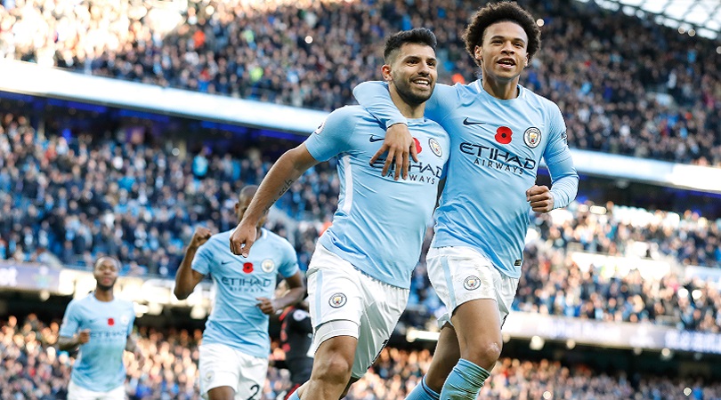 1. Man City, 81.8%
