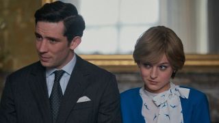 Josh O'Connor and Emma Corrin in The Crown