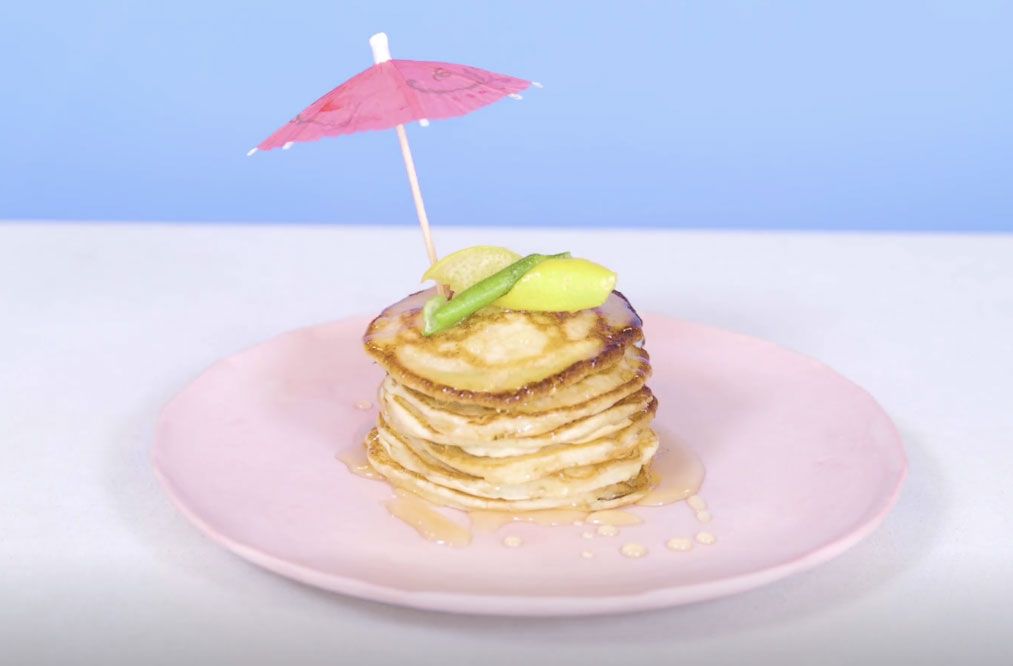 Gin and tonic pancakes