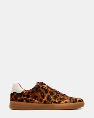 Braxton Leopard Comfortable Lace-Up Sneaker | Women's Sneakers 
 Steve Madden