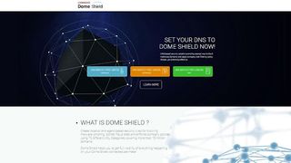 Website screenshot for Comodo Dome Shield