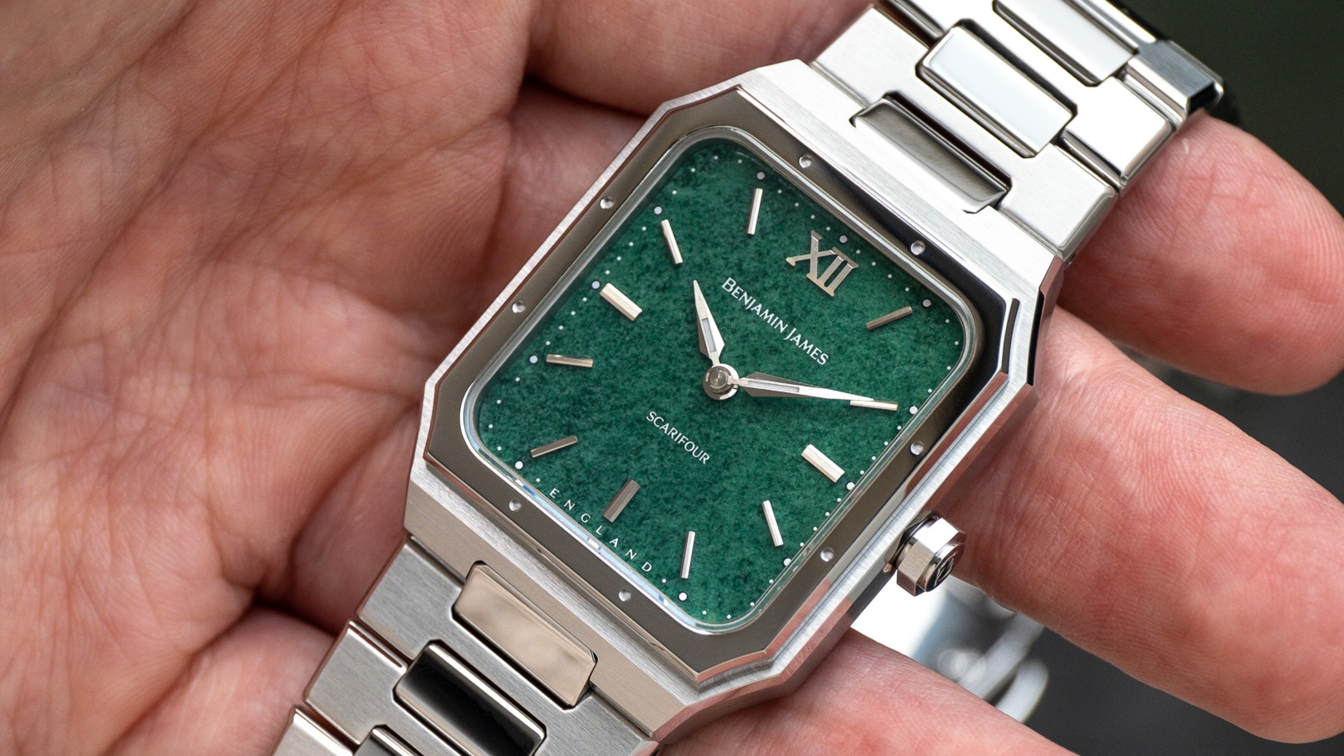 Benjamin James Watches Scarifour stone dial