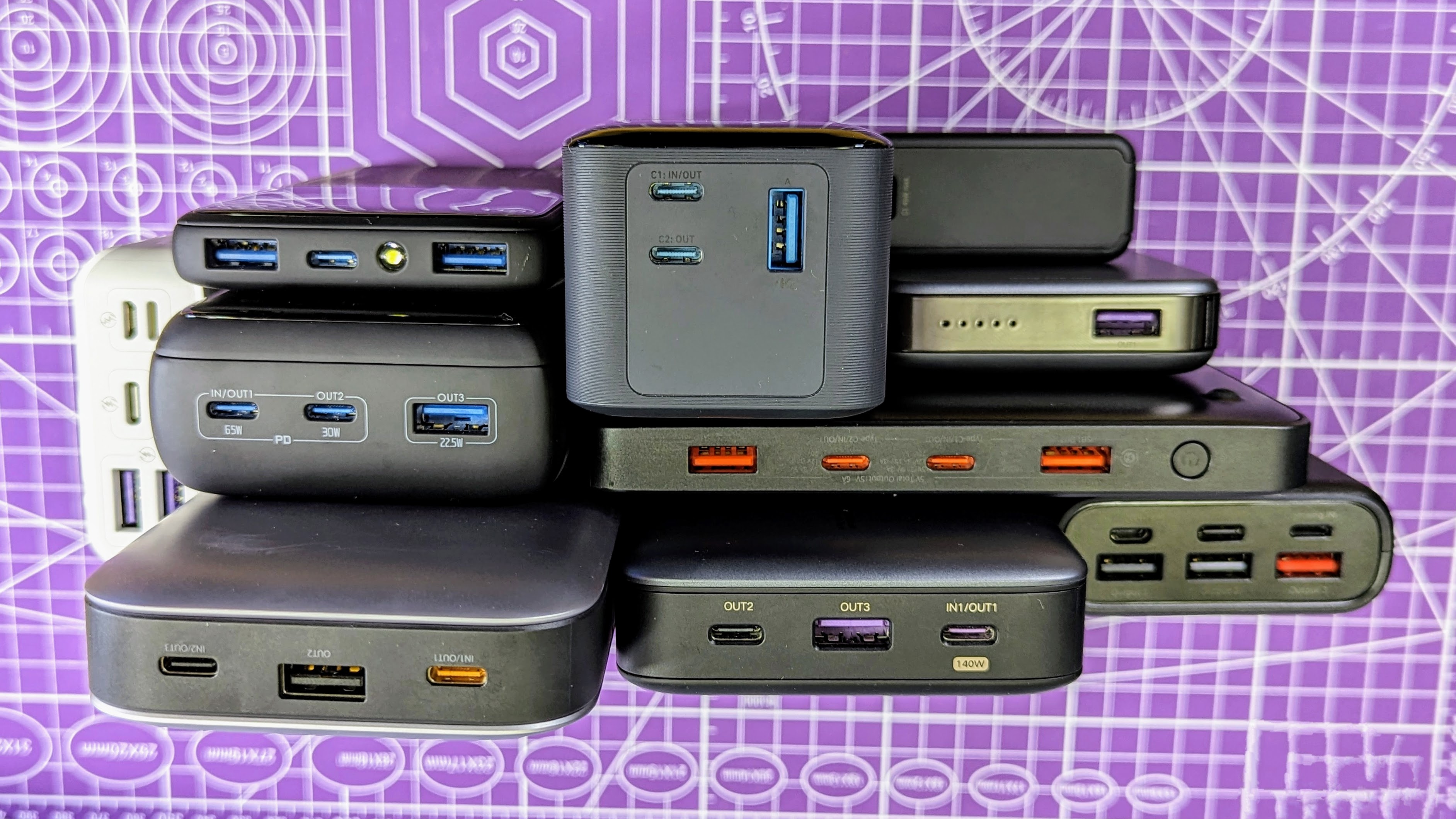 cluster of power banks