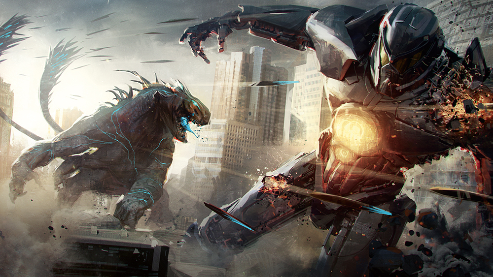 Concept art for Pacific Rim Uprising movie by Industrial Light &amp; Magic