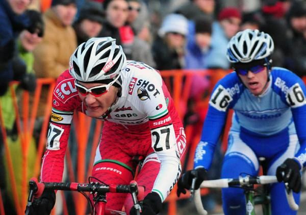 Brady Cappius (Clif Bar) coming through the start-finish.