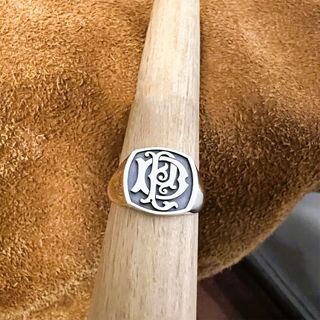 etsy silver signet ring