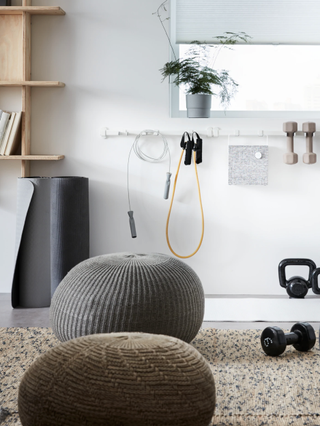 Ikea small gym ideas