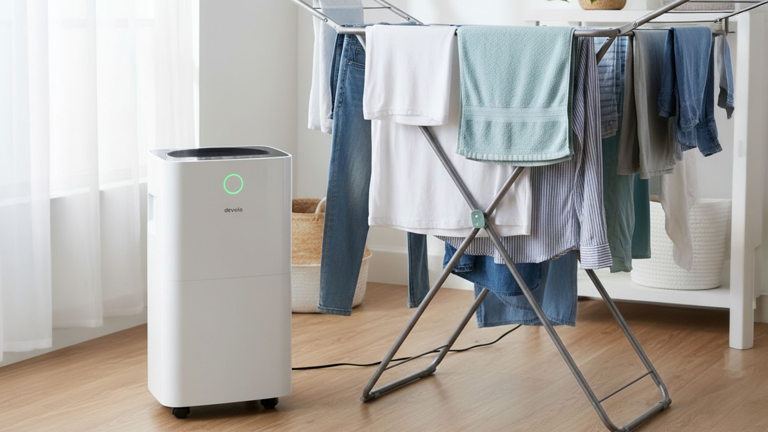 This budget dehumidifier has been designed for the UK climate and the damp issues we face – and it shows with its powerful damp-busting performance
