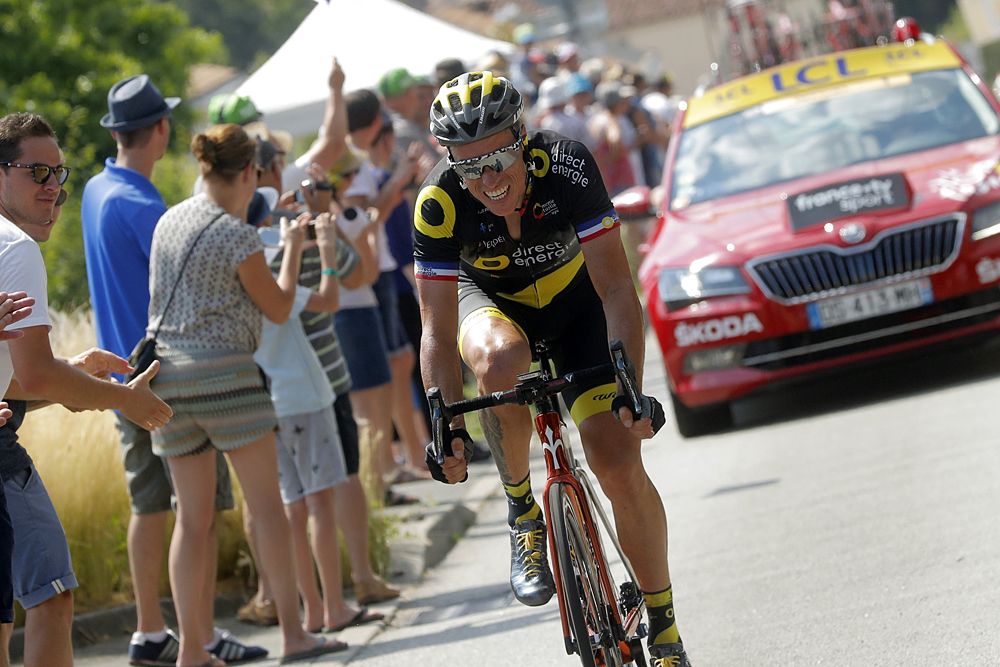 Sylvain Chavanel (FRA - Direct Energie) went on along after being in the stage 2 breakaway at the Tour de France