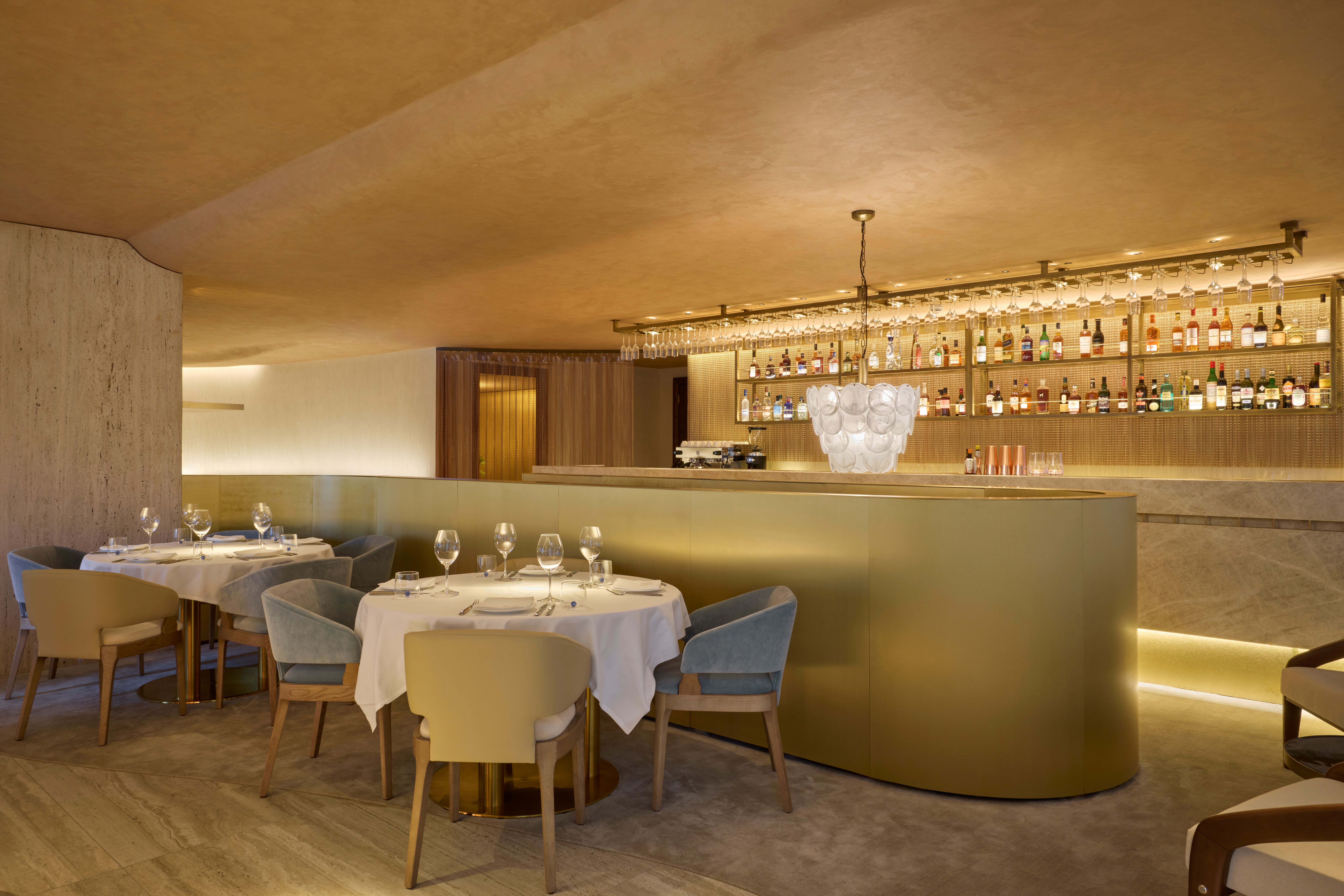 mazarine london restaurant interiors