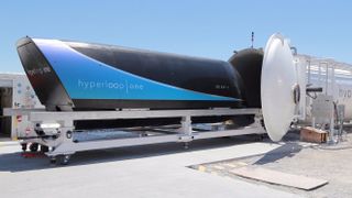 Image of Virgin Hyperloop One test pod