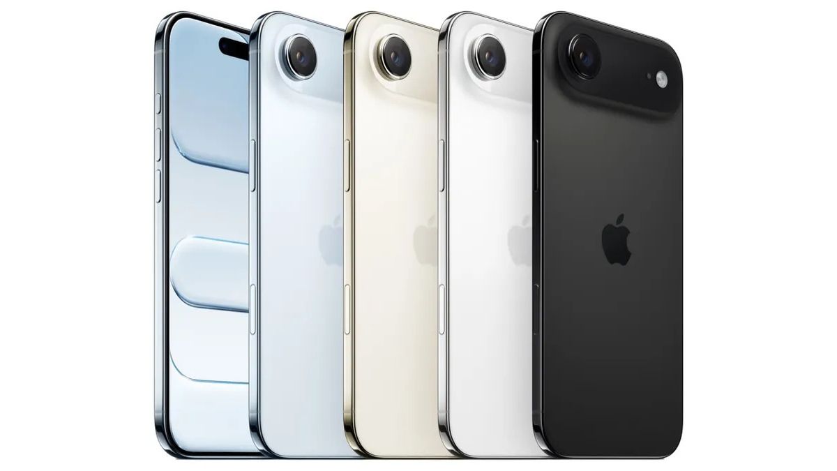 Product listing images for the iPhone Air