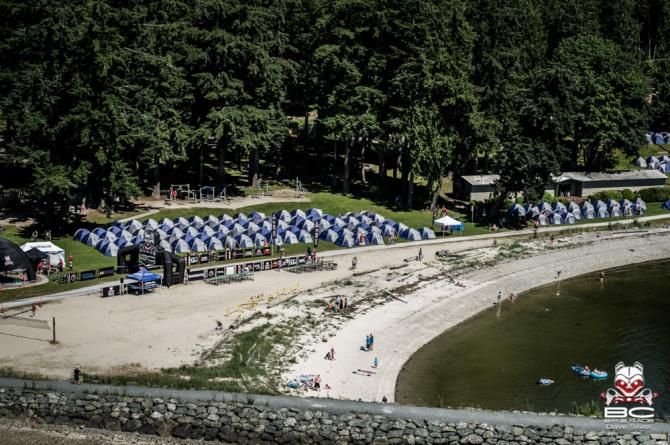 Tent city - home for the week