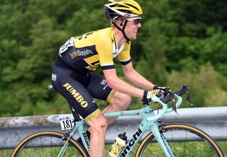 Steven Kruijswijk on stage eight of the 2015 Tour of Italy (Watson)