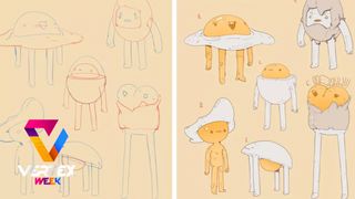 Vertex Week 2022: fun character illustrations by Germán Reina Carmona