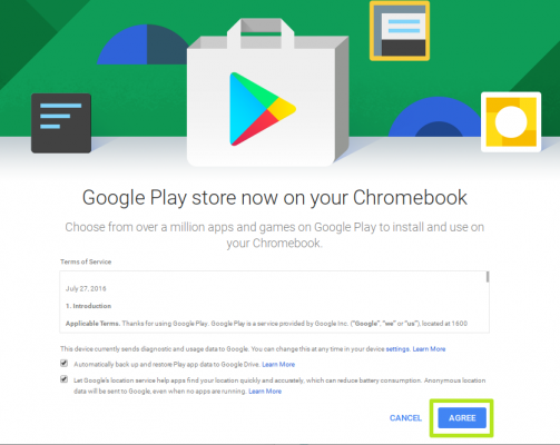 Install play store on chrome os 10