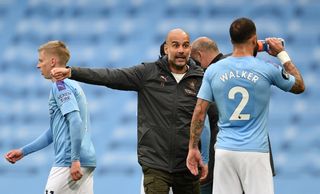 Pep Guardiola is looking to take Manchester City all the way in the Champions League