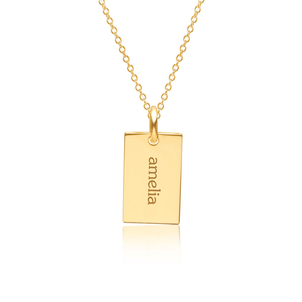 Mini Dog Tag Necklace (1-3 Tags)