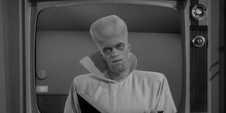 A big-headed alien in The Twilight Zone