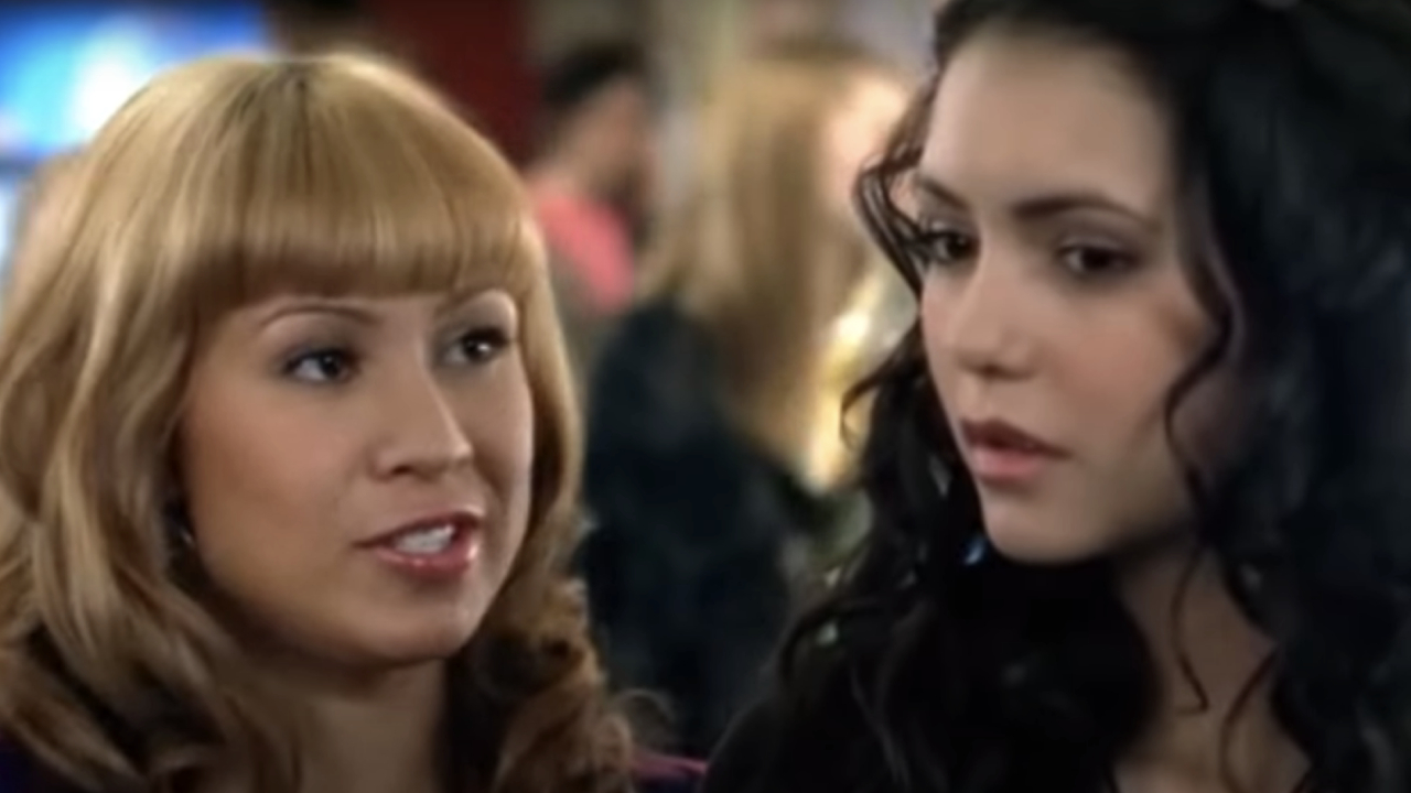 Cassie Steele and Nina Dobrev on Degrassi: The Next Generation