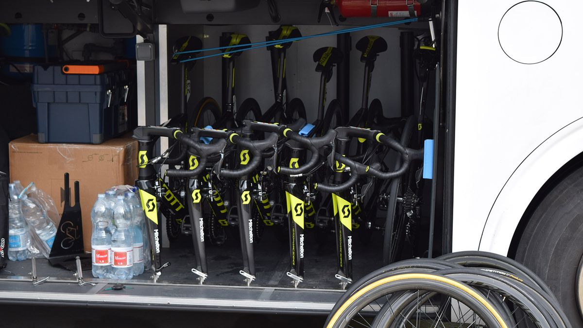 Nifty planning optimises every spare compartment in team buses for valuable storage space
