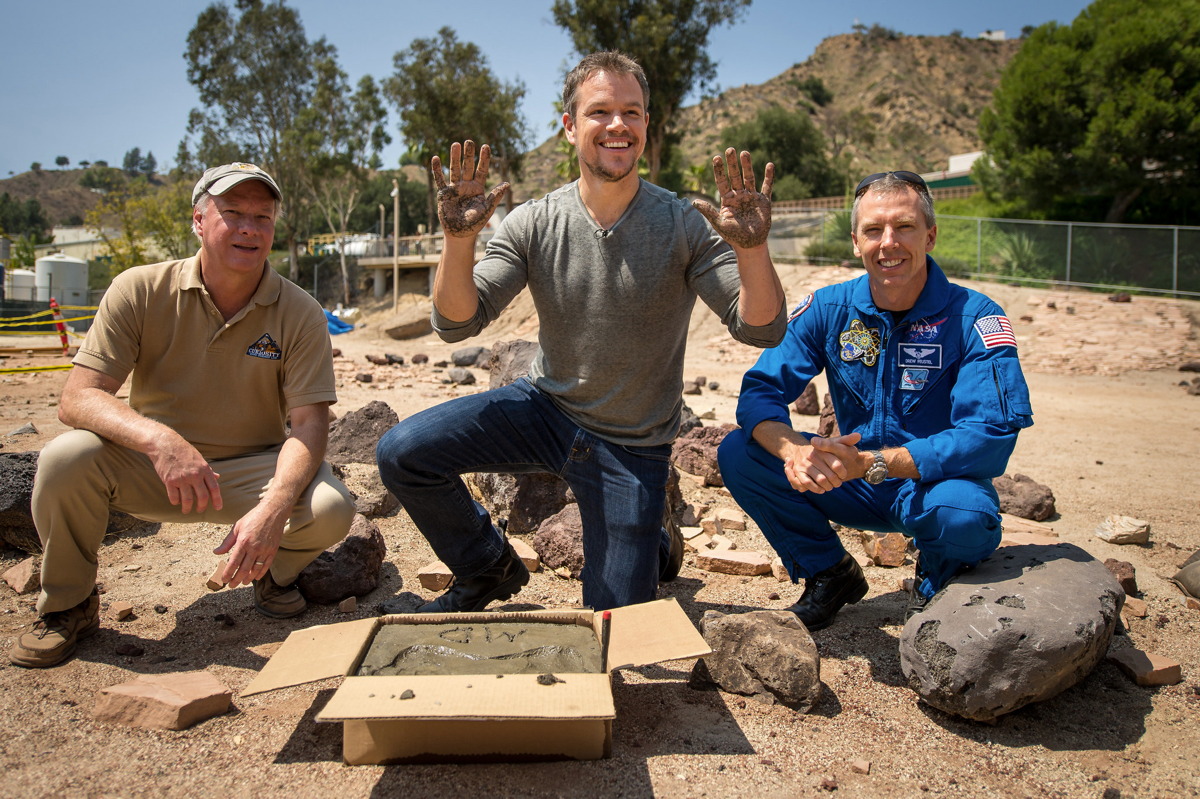 Matt Damon&#039;s Hand Prints