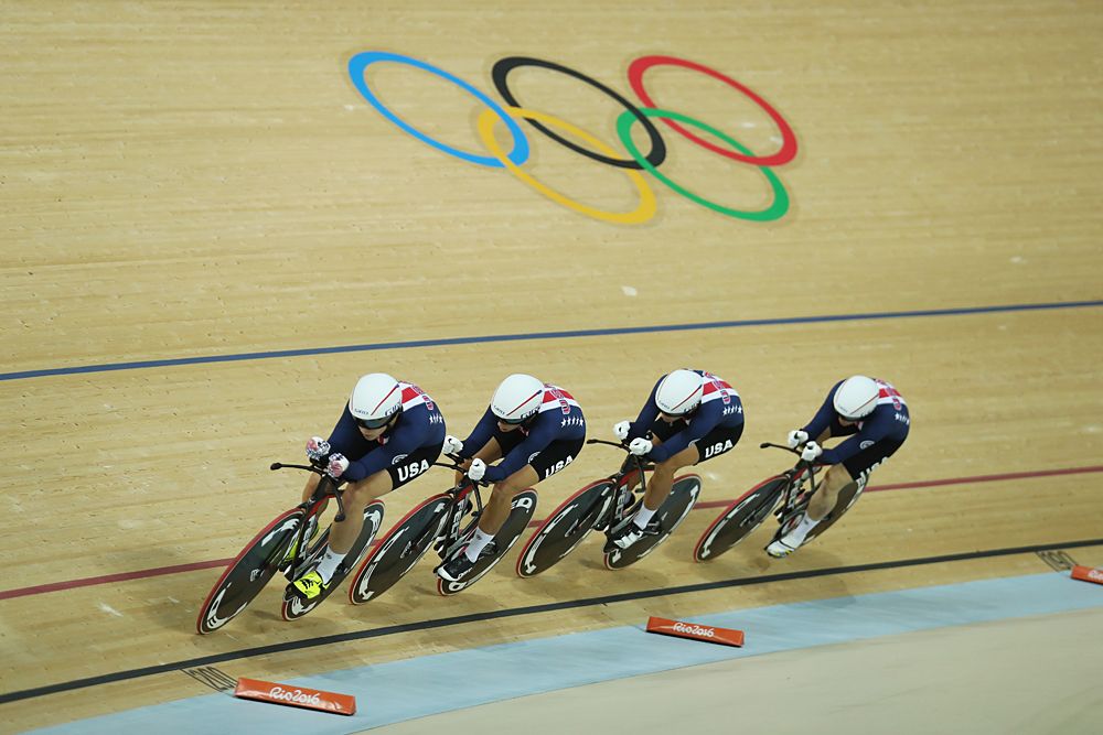 Team USA advance to gold-medal round in women's team pursuit