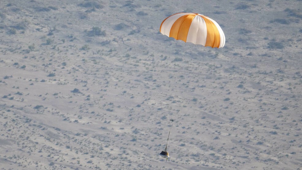 NASA's OSIRIS-REx capsule returns to Earth with a sample from the 'potentially hazardous' asteroid Bennu