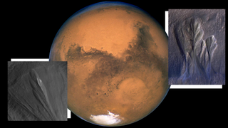 Images of Mars taken by NASA's Mars Reconnaissance Orbiter