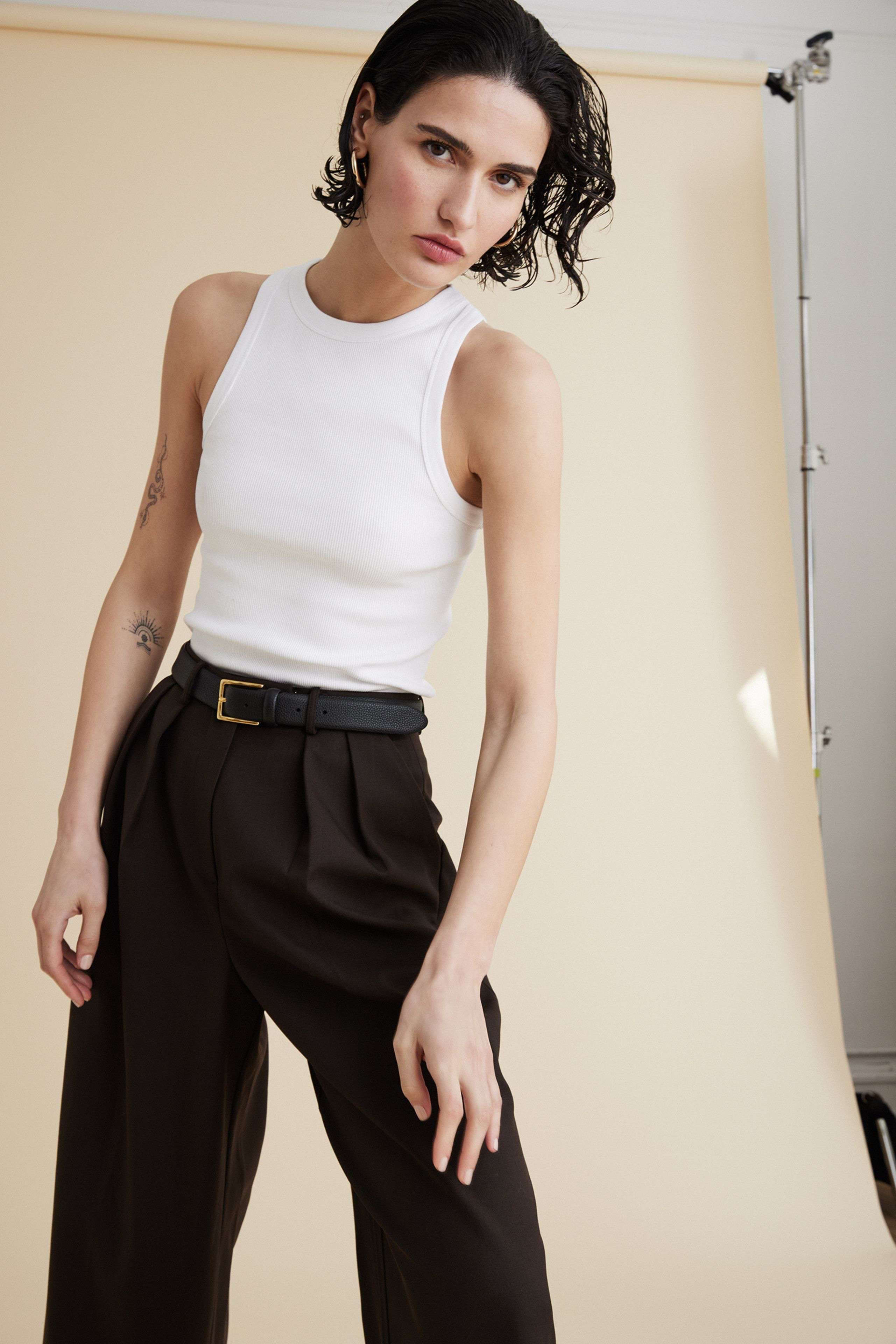 The Not so Basic Tank in White