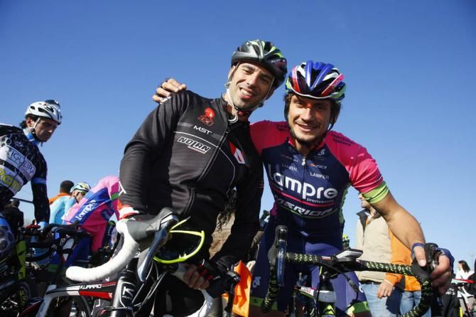 Filippo Pozatto with Marco Melandri