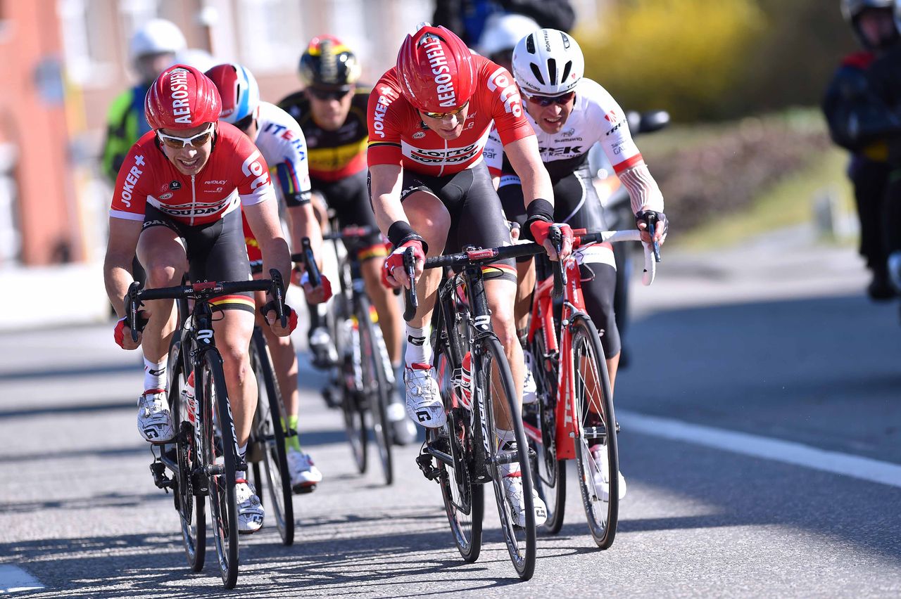 Lotto Soudal driving the pace