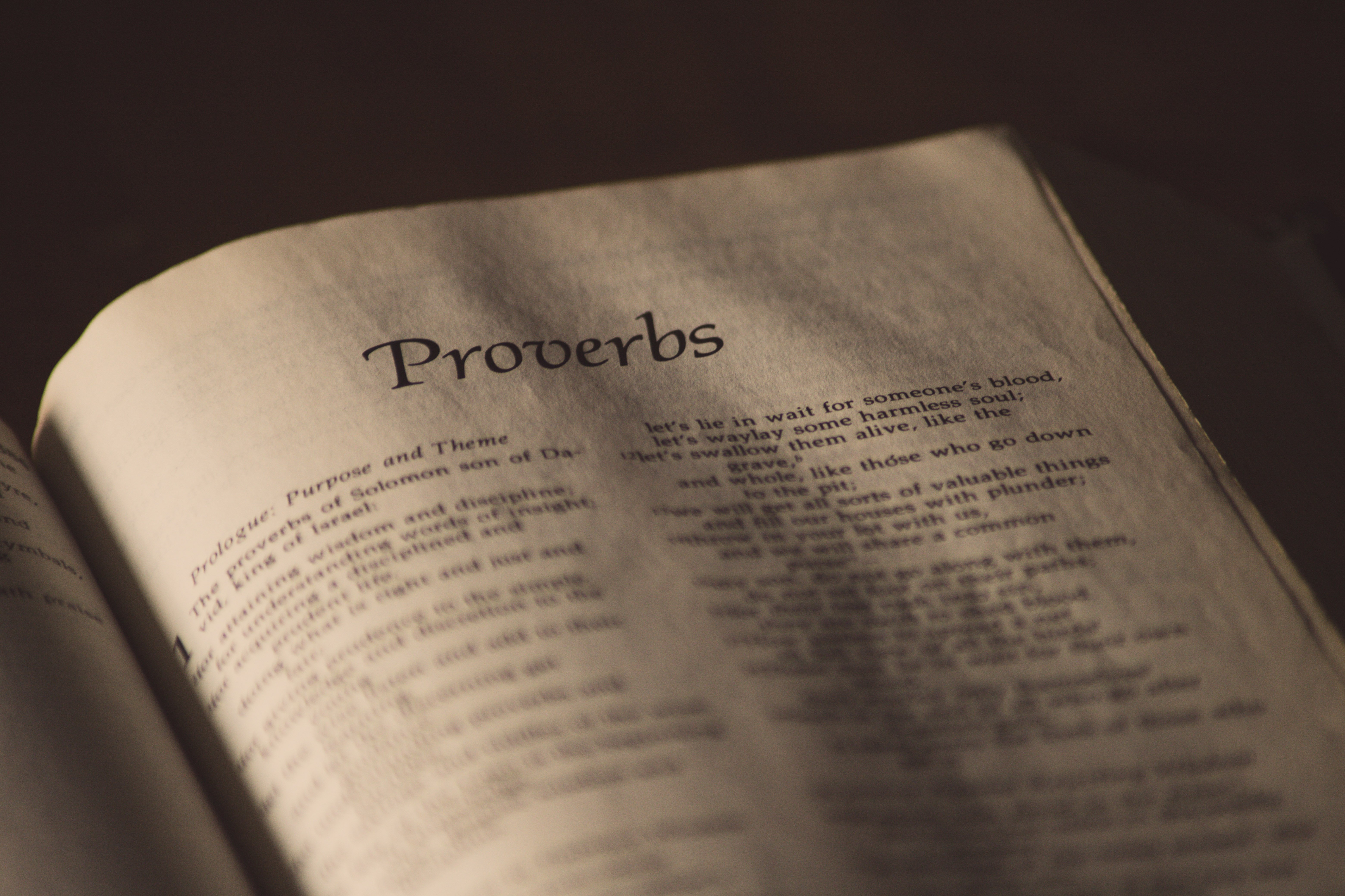 Book of proverbs