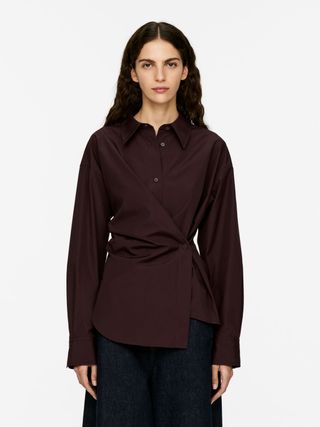 Asymmetric Wrap Shirt