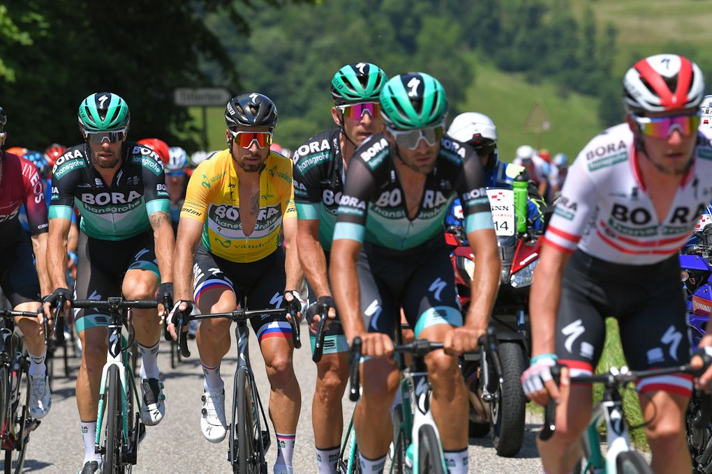 Peter Sagan in the bunch during stage 5 at Tour de Suisse