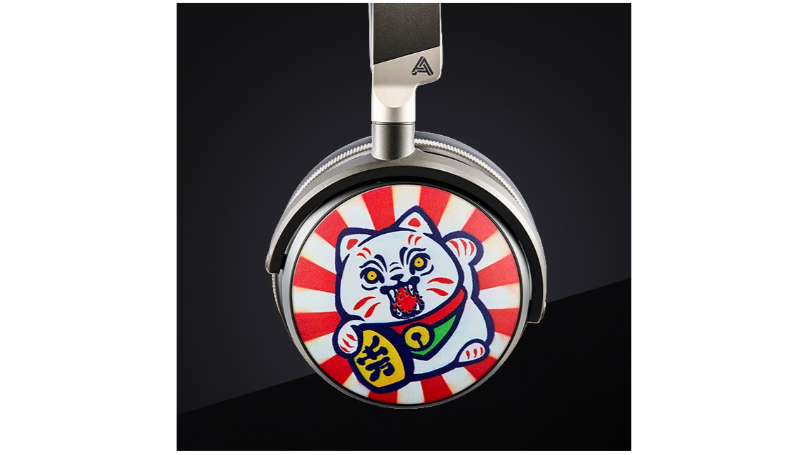 One of the new designs of the Audeze Maxwell 2 ReSkin earcup covers
