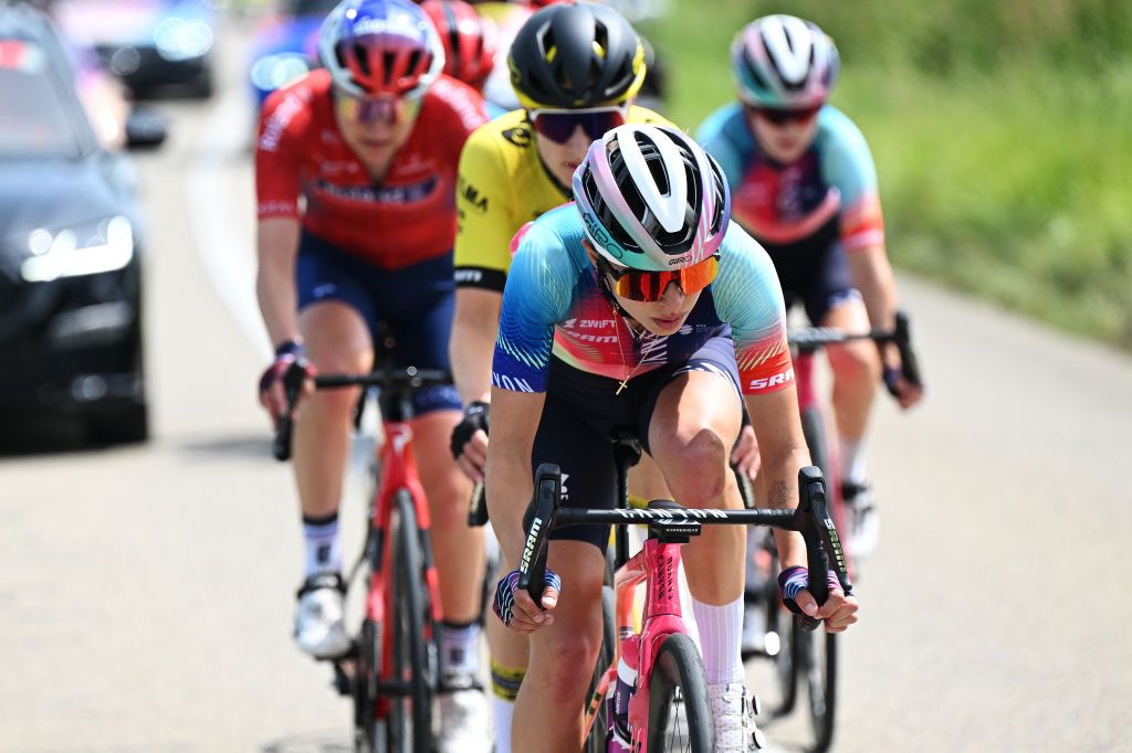 Katarzyna Niewiadoma went on the attack during stage 3 of the Tour de Suisse Women