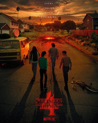The fourth poster for Stranger Things season 4