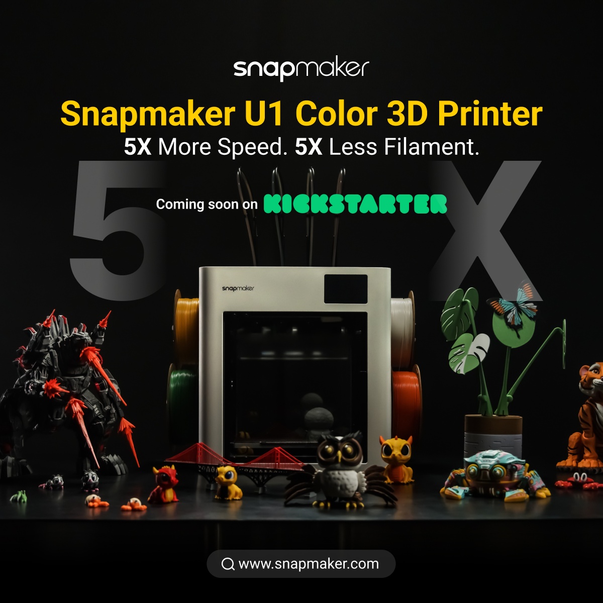 Snapmaker U1 3D printer launch