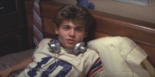 Johnny Depp in his first acting role in A Nightmare On Elm Street