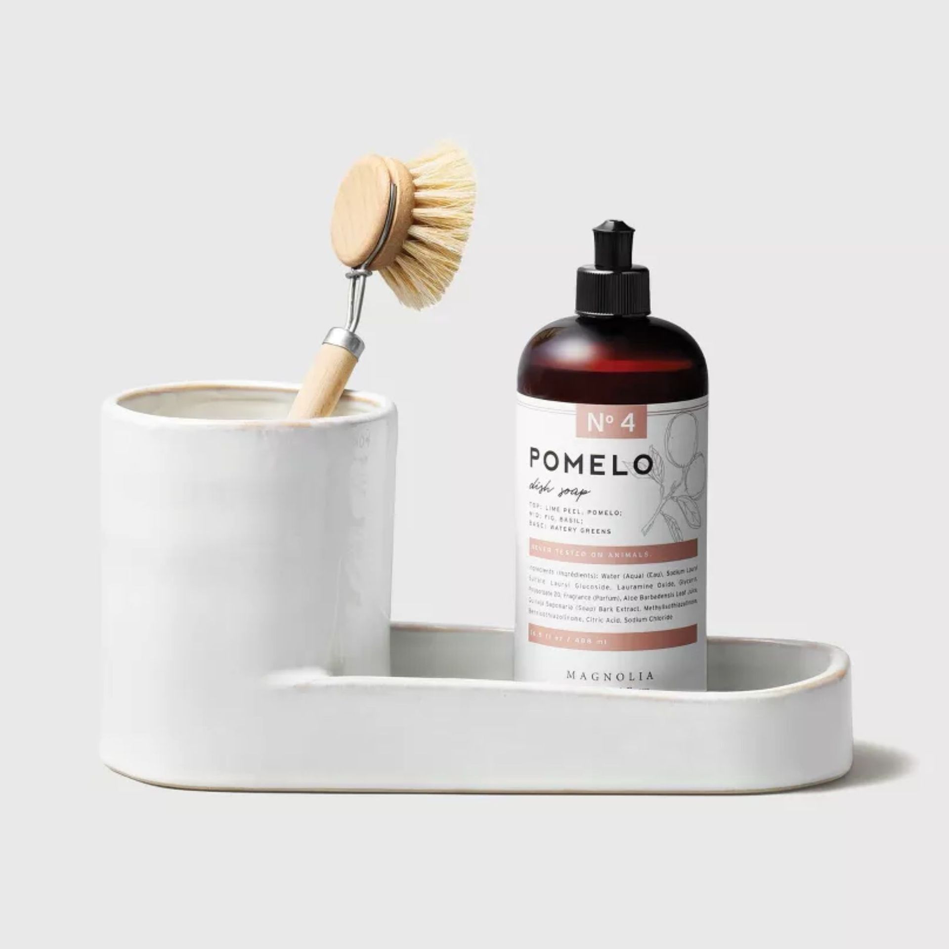 Stoneware Kitchen Sink Caddy Sour Cream - Hearth & Hand™ with Magnolia