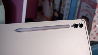 The back of the Samsung Galaxy Tab S9 with the S Pen