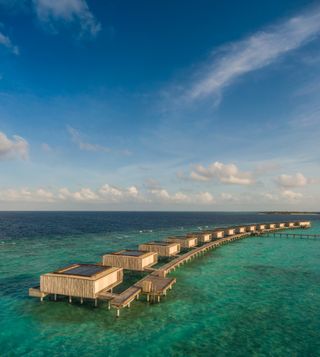 Patina Maldives cabins in the water