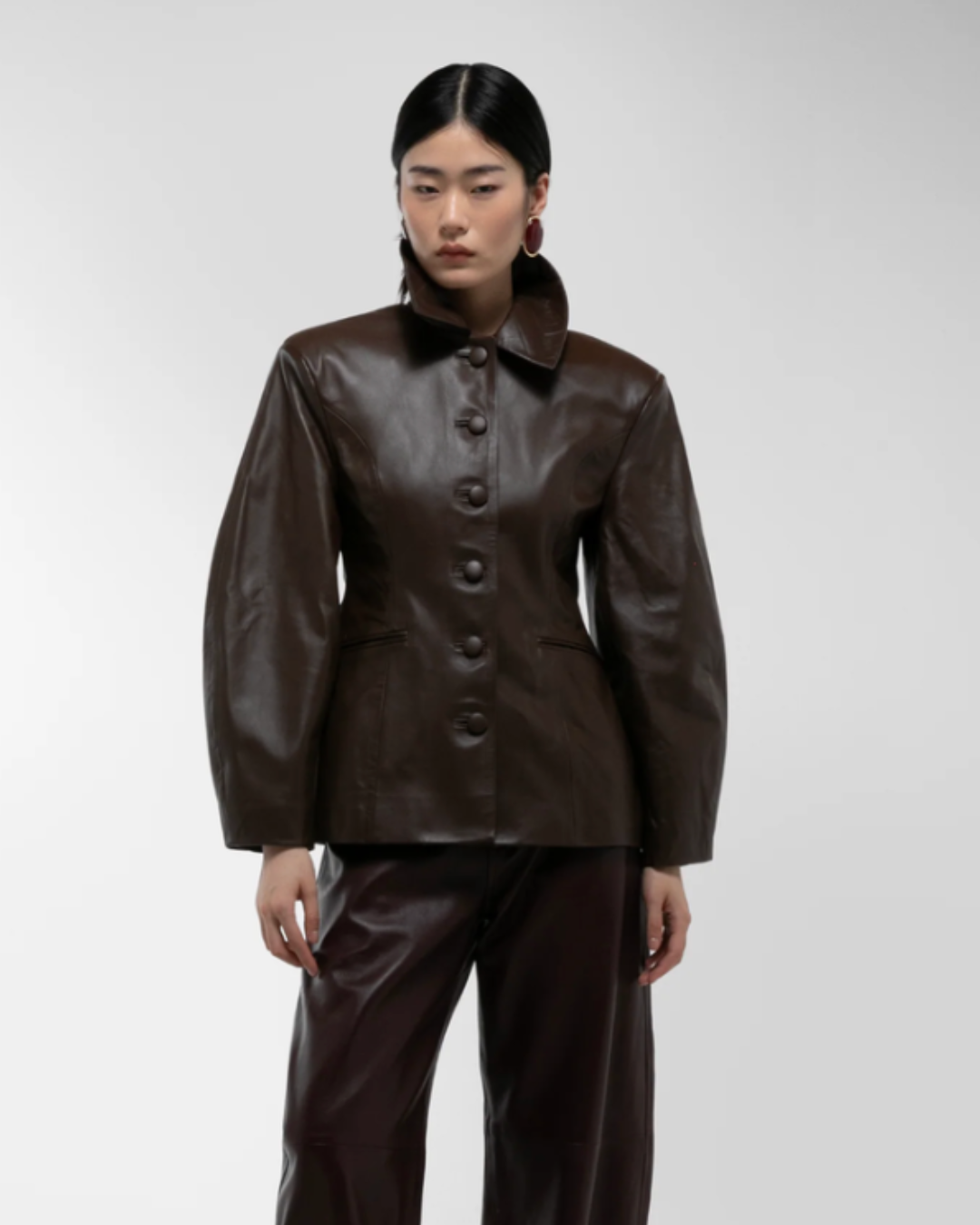 DUCIE, Gia Leather Jacket