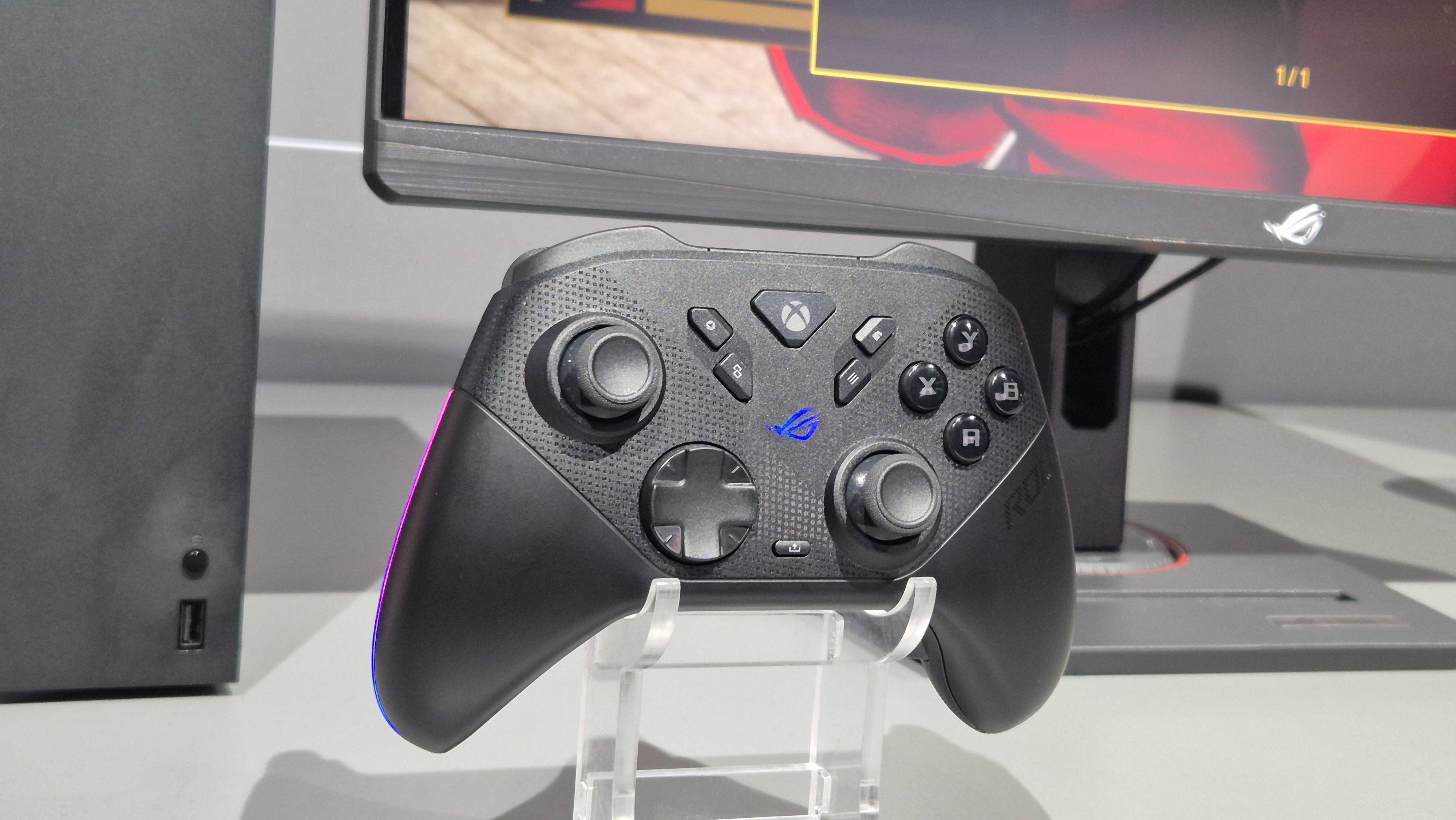 The Asus Raikiri 2 on show at Gamescom 2025.