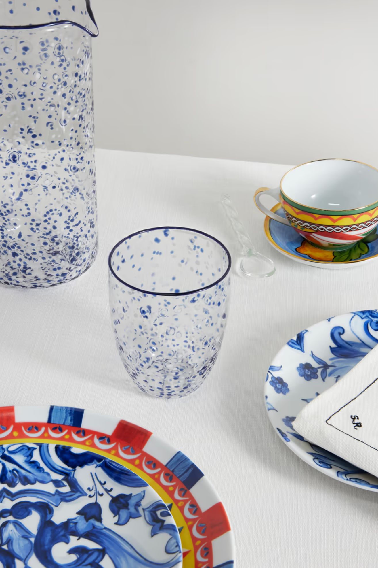 DOLCE&GABBANA, Painted Water Glass
