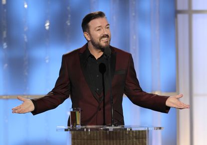 Ricky Gervais at the 69th Annual Golden Globe Awards