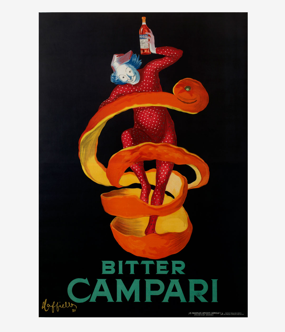 Bitter Campari (Lo Spiritello), by Leonetto Cappiello, 1921